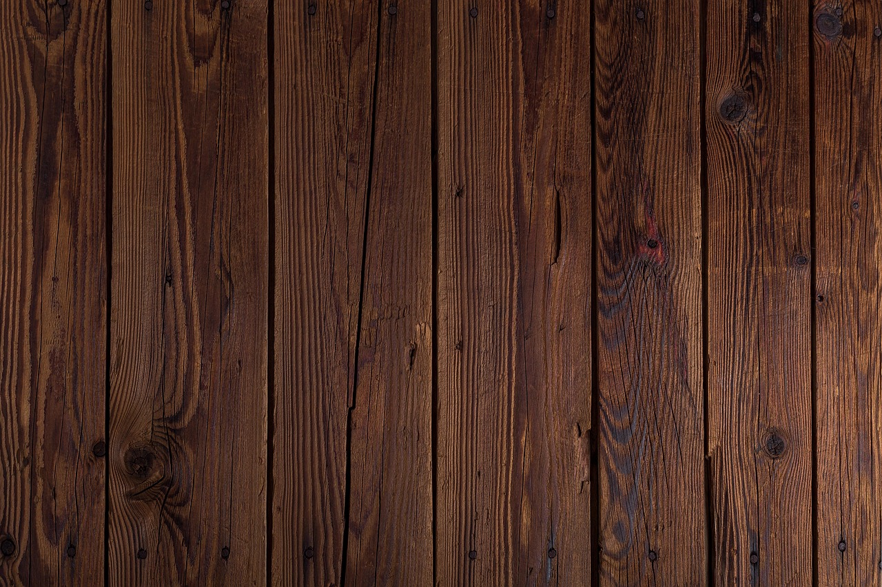 Moderne keuken met warme houten wandpanelen.