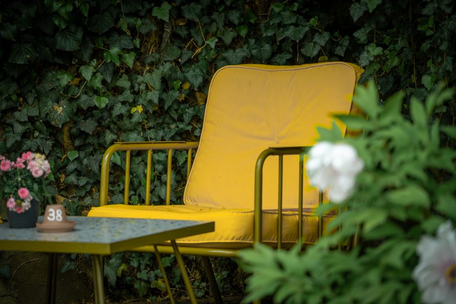 Kleurvolle fruitdranken op houten tuintafel. Kleurvolle fruitdranken op houten tuintafel.
